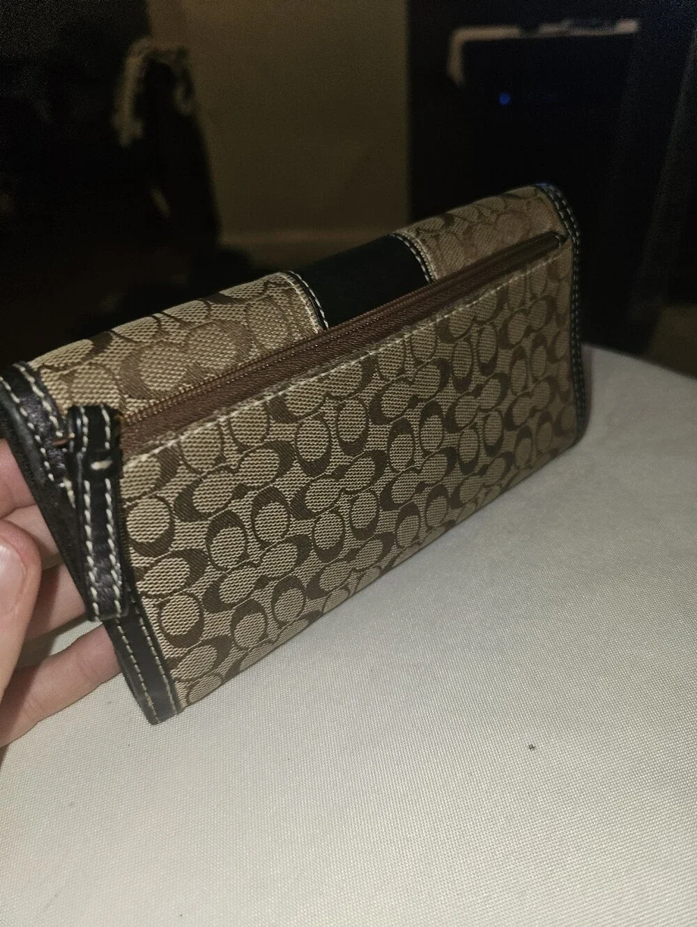 Coach trifold wallet